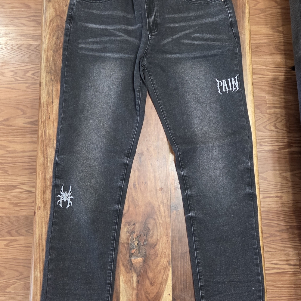 Men's Black Jeans By Pain